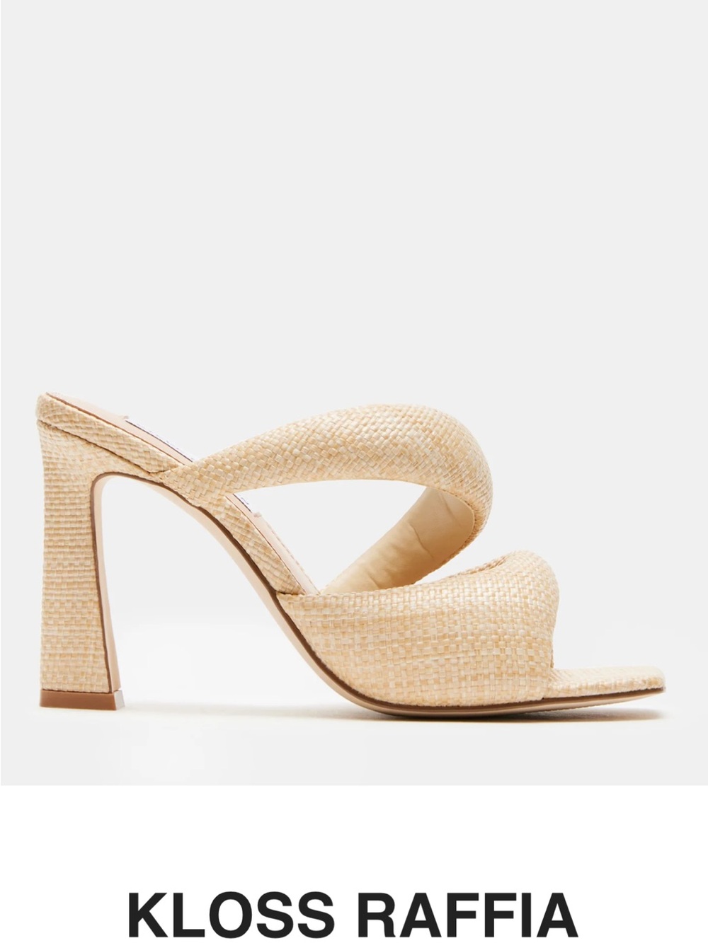 Raffia Beige Woven High Heel Sandal